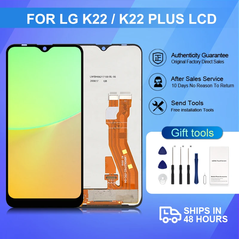 

6,2 дюймовый K22 Plus дисплей для LG K22 ЖК сенсорный экран дигитайзер K22 + LMK200Z LMK200E LMK200B фотография в сборе с инструментами