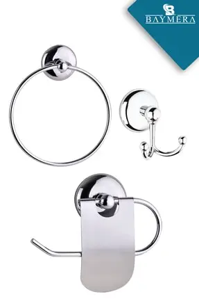 Плотно прилегающая крышка Kağıtlıklı Ванная комната набор аксессуаров 3'lü|Наборы