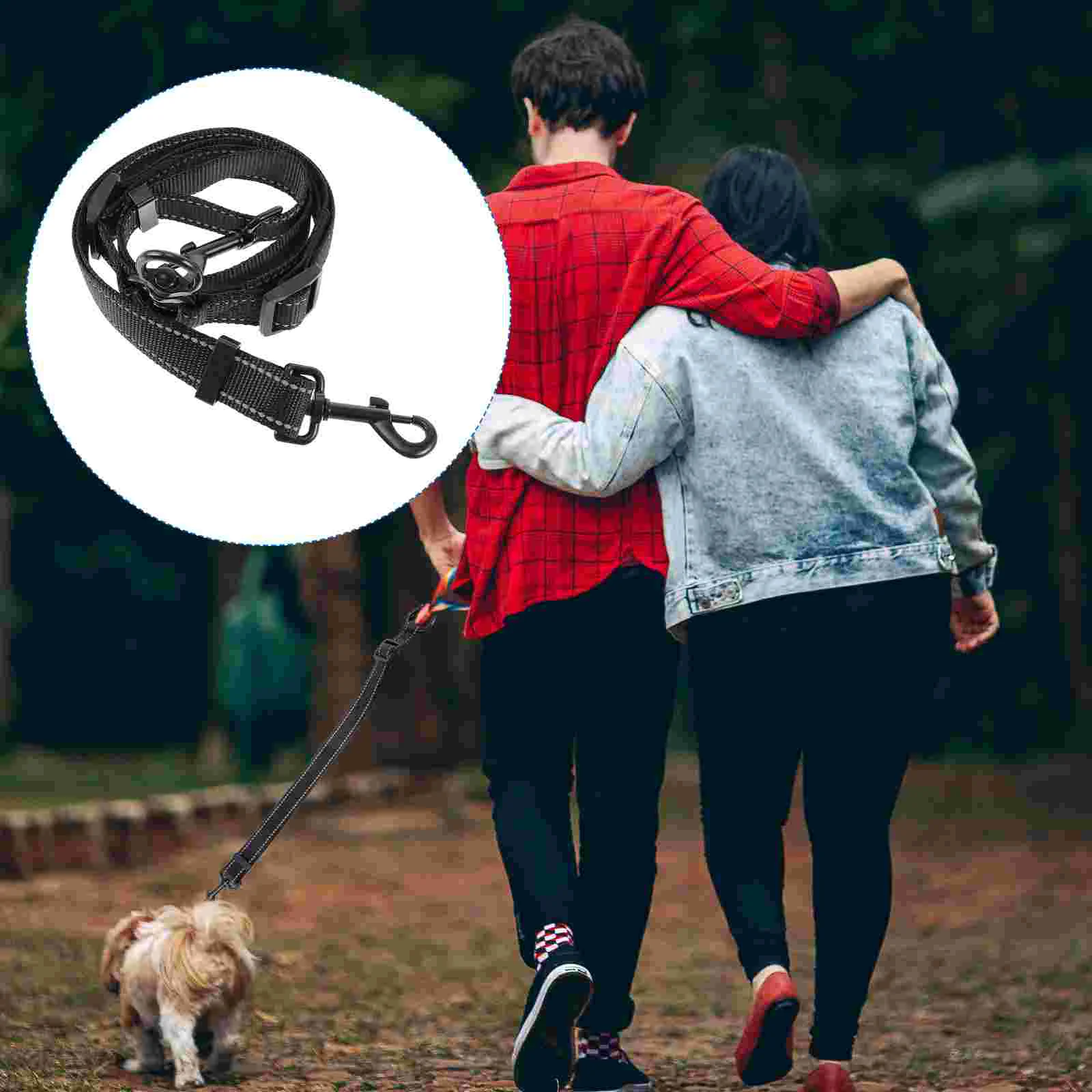 

Dog Leash Pet Walking Rope Double Traction Leashestraining Coupler Dualportable Duty Heavyaccessory Large Lightweight Walker