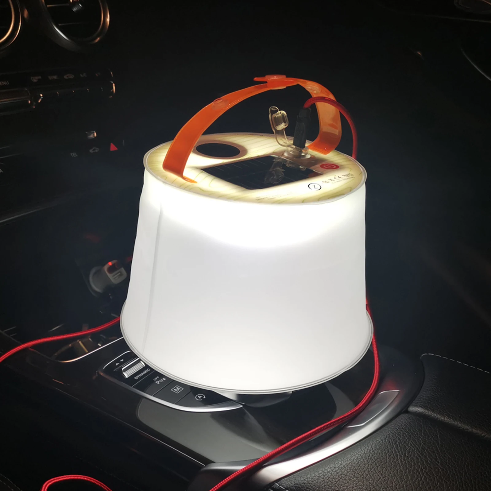 

2000 мАч Новый Динамик надувной солнечный светильник водонепроницаемый складной Ночной светильник ручной походный перезаряжаемый