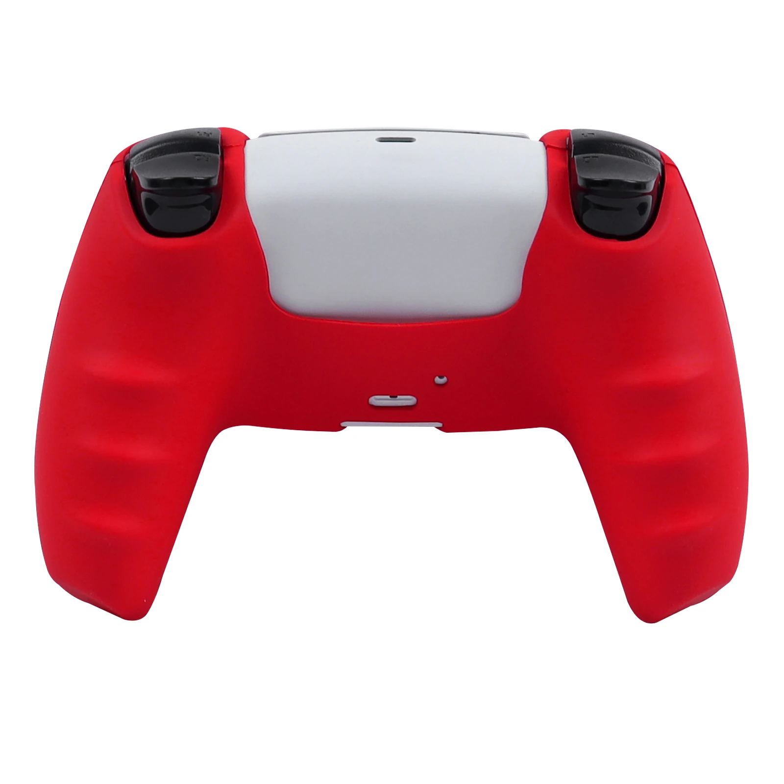 Фото Rzeźba laserowa Miękka silikonowa osłona na kontroler PS5 Skórka Etui na gamepad Joystick Akcesoria №3