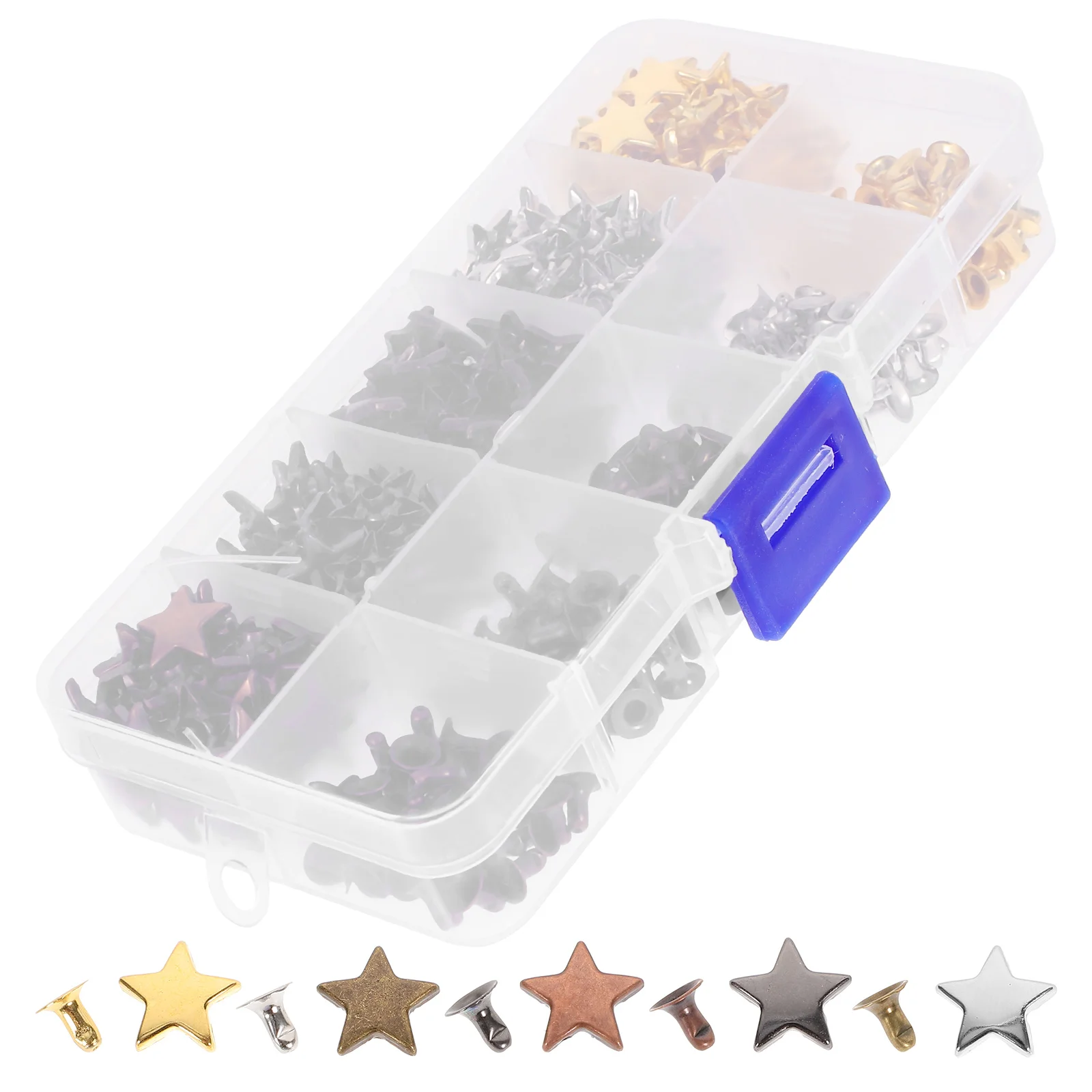 

Five-Pointed Star Rivet Clothing Spike Punk Rivets Studs Manual Iron Crafting Kit