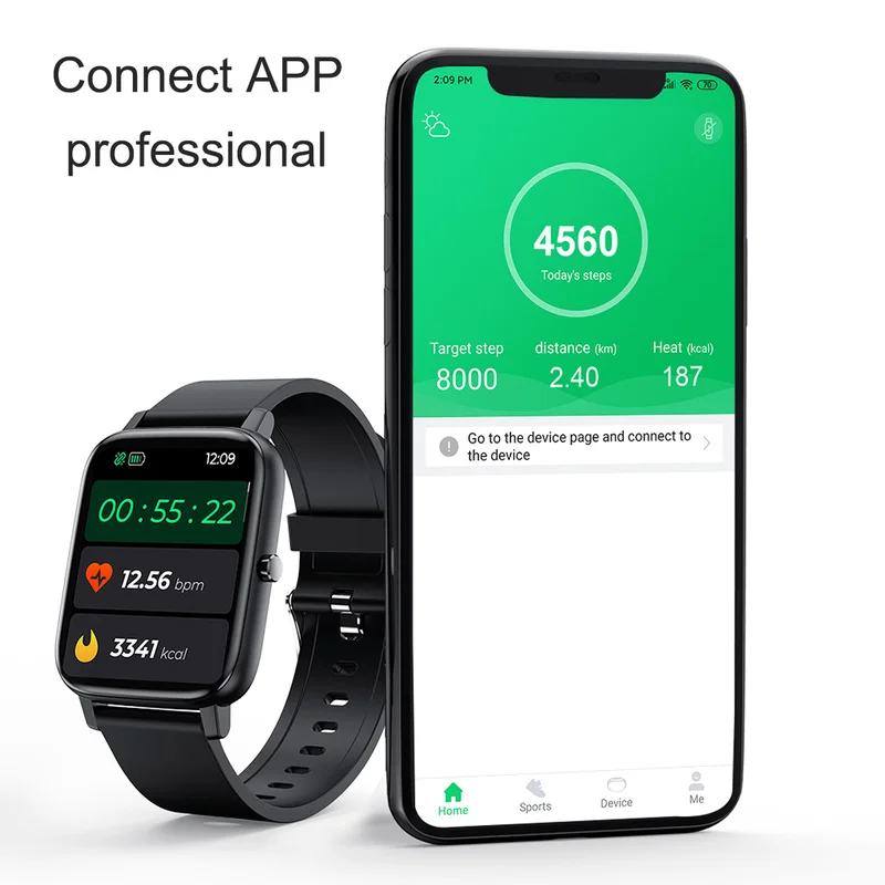 H80 Smart Watch Custom Face For Men Sports Bracelet Fitness Tracker Touch Screen Smartwatch Woman Bluetooth for IOS Android