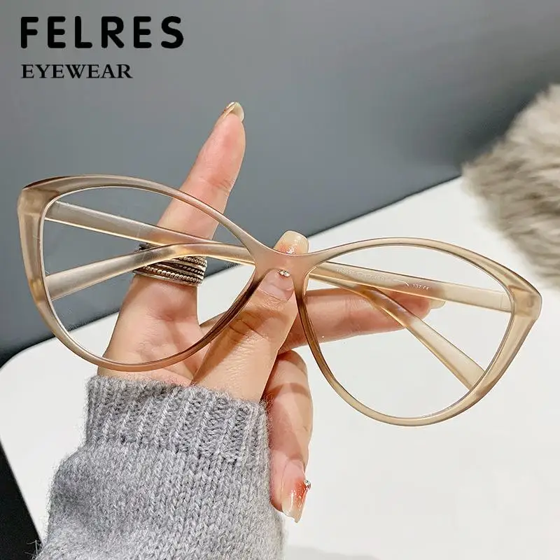 Модные Ретро треугольные очки для чтения кошачий глаз женщин дальнозоркости с