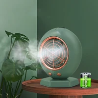 table fan with humidification strong windy air cooling for office household silent travel ventilator fans usb battery operated