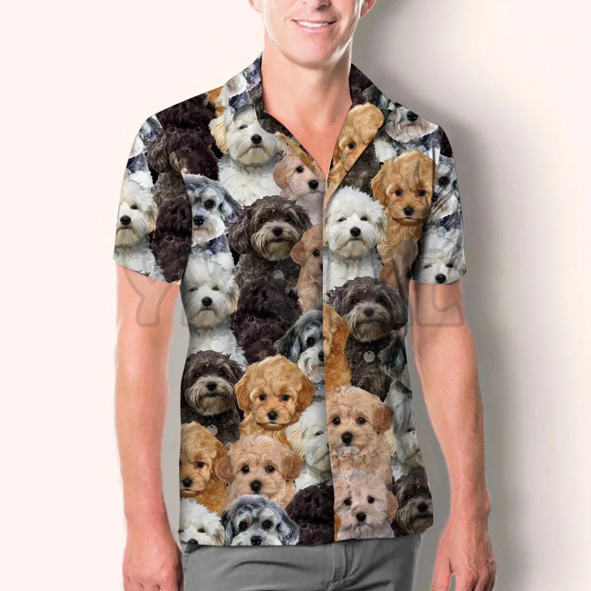 You Will Have A Bunch Of Maltipoos Hawaiian 3D All Over Printed Hawaiian Shirt Men's For Women's Harajuku Casual Shirt Unisex