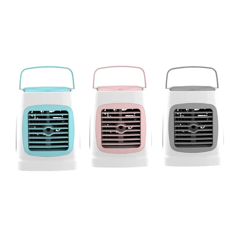 

Mini Portable Spray Air Conditioner USB Chargeable Conditioning Humidifier Purifier Personal Desktop Air Cooler Fan