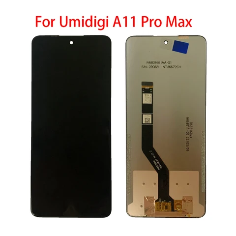 Полноэкранный дисплей для Umidigi A5 Pro A7 A7S A9 A13 A13S A11 Pro Max, ЖК-дисплей кодирующий преобразователь сенсорного экрана в сборе