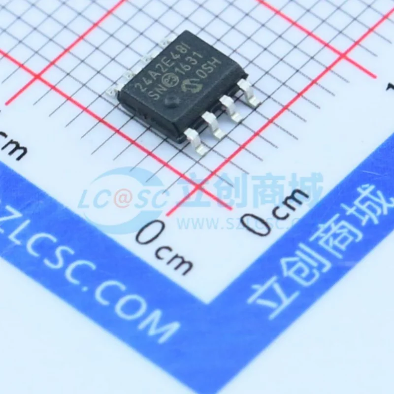 

1 PCS/LOTE 24AA02E48-I/SN 24A2E48ISN 24A2E48I SOP-8 100% New and Original