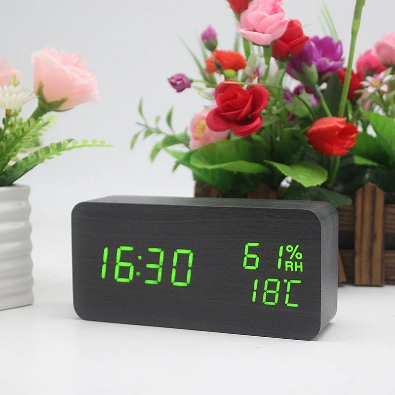 

Деревянные умные часы NieNie с голосовым управлением