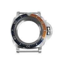 42mm nh35 nh36 case steel inner shadow sub bezel mineral mirror stainless steel 42mm watch case for nh35nh364r7s movement