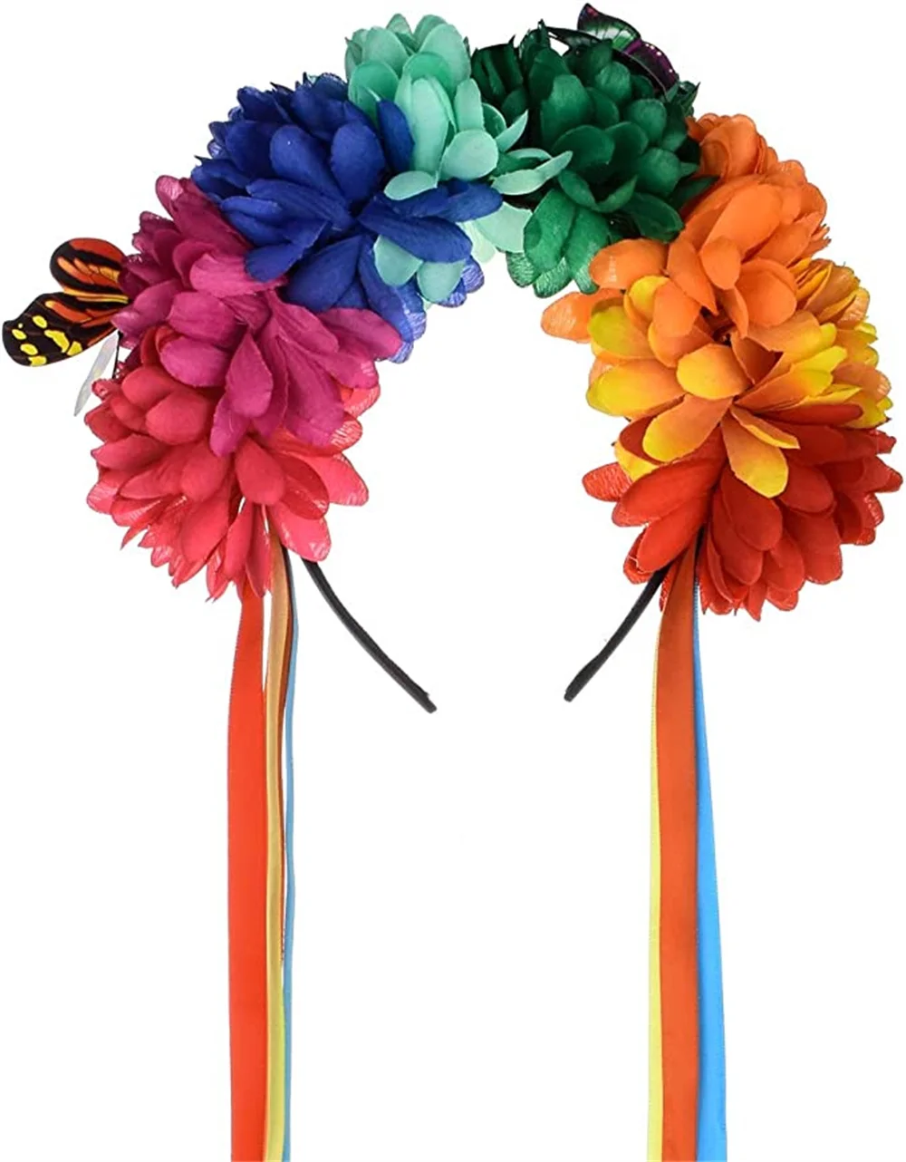 

Мексиканская цветочная корона из полиэстера