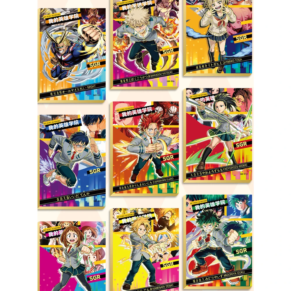 Оптовая продажа новые игровые карты My Hero академия Bakugou Katsuki Todoroki Shoto косплей
