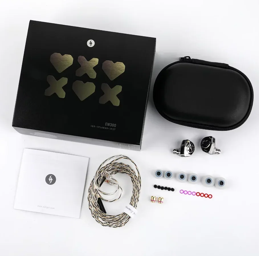 SIMGOT EW300 HIFI VIDEO 1DD + 1Planar + 1PZT Гибридный драйвер IEM Наушники со съемными насадками EW200 Модернизированные компьютерные игры Музыка (art.: 3920cbb04cd1b) - 3920cbb04cd1b