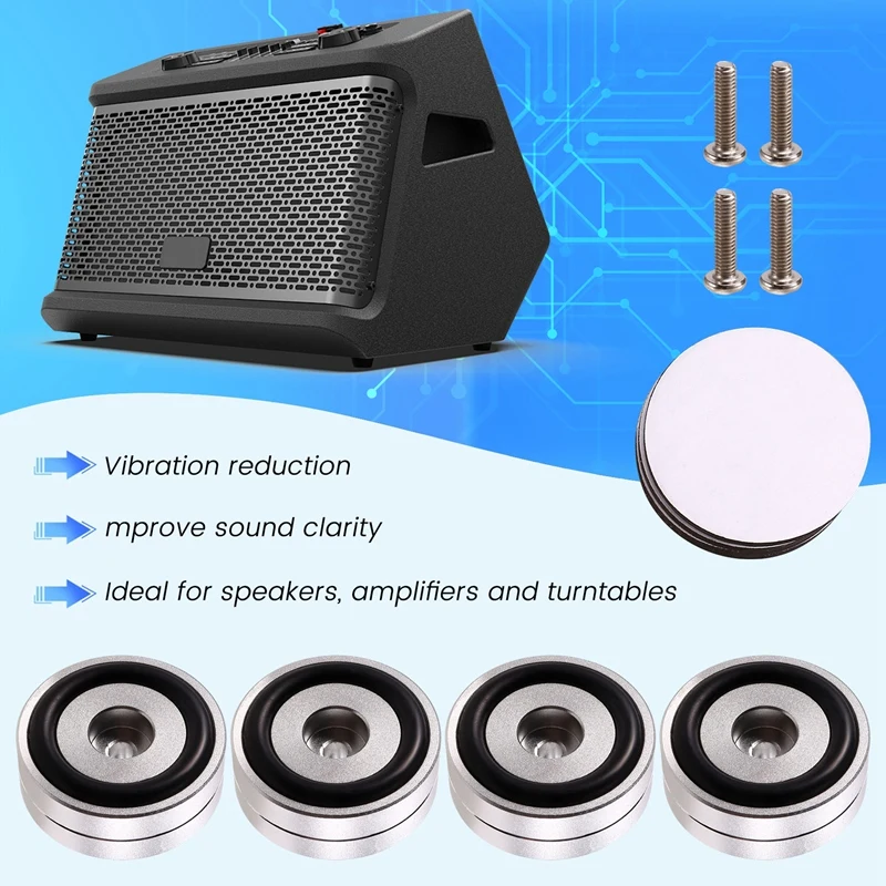4 шт. Hi-Fi изолирующие ножки для проигрывателя подставка динамиков шипы