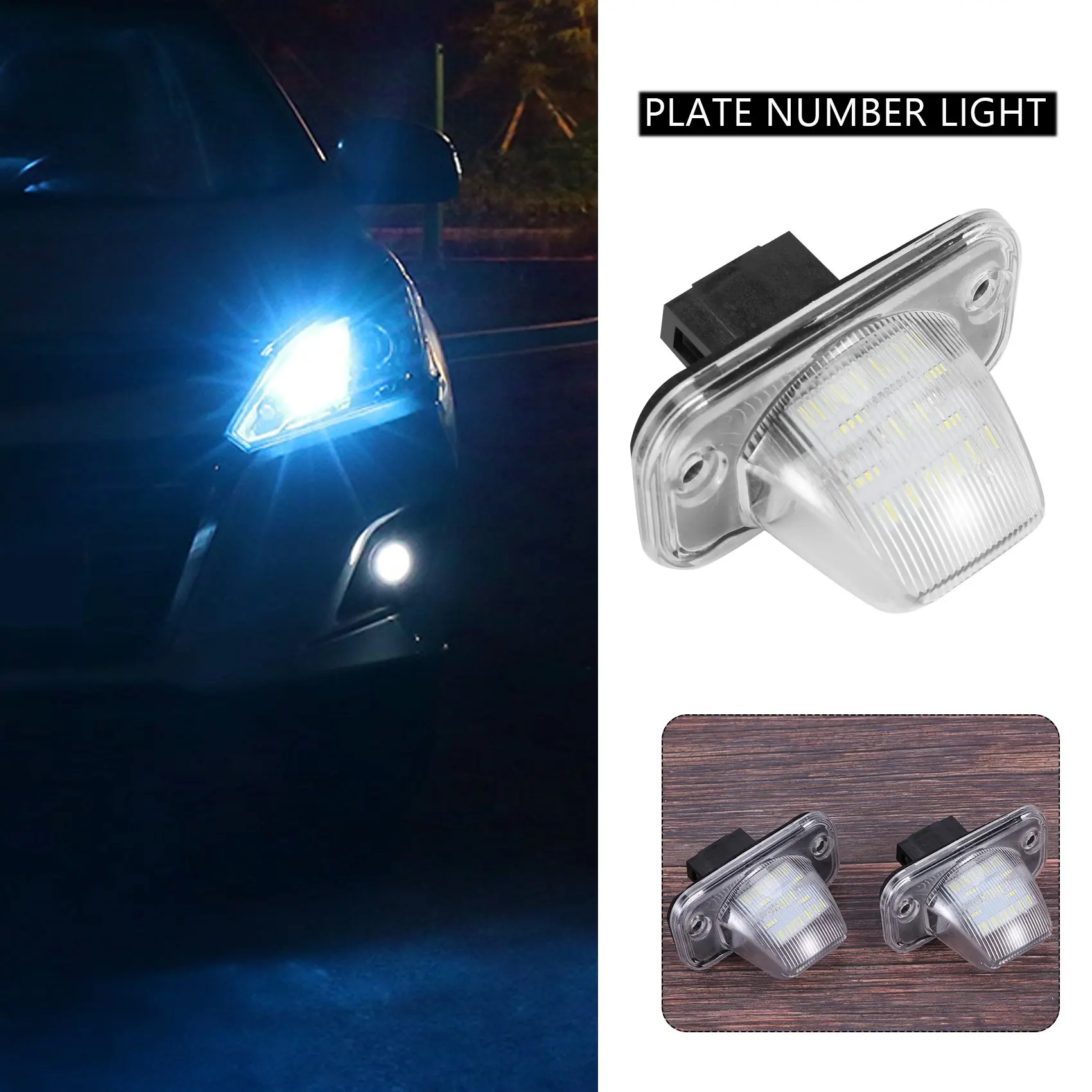 Автомобильный 18SMD светодиодный номерной знак для VW Transporter T4/Caravelle MK4/Multivan Passat B5 B6