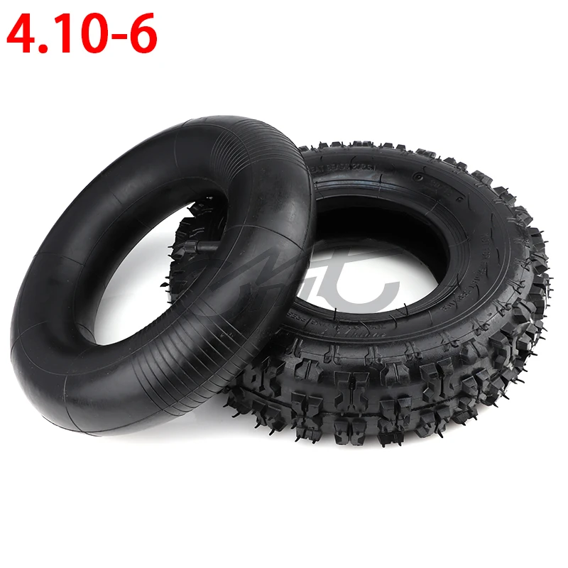 

4.10-6 Tire Inner Tube Outer Tire Suitable For Atv Go Kart Mini Quad 47cc 49cc Snow Motorcycle Tire