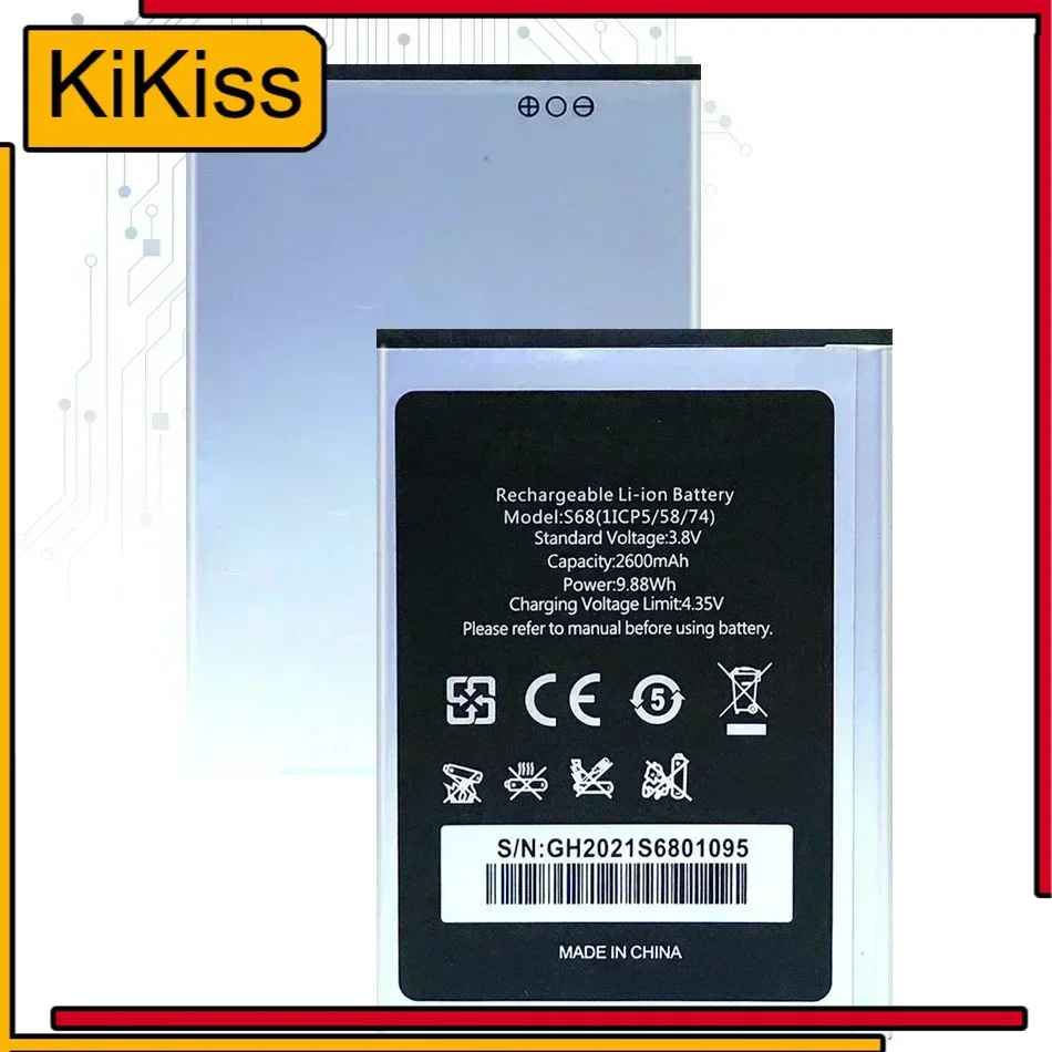 Аккумулятор 2600 мАч для OUKITEL S68/C16 Pro C16Pro