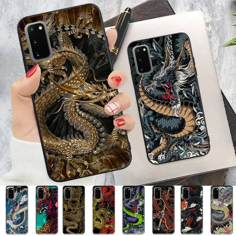 

Dragon Animal Pattern Phone Case for Samsung S10 21 20 9 8 plus lite S20 UlTRA 7edge