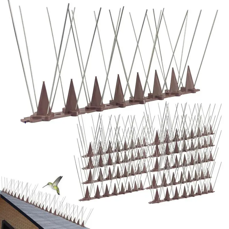 

Bird Spikes 10 Pcs Bird Spikes for Small Birds Woodpecker Cat Pigeons Disassembled Spikes Anti Squirrel Spikes Covers Windows Ra