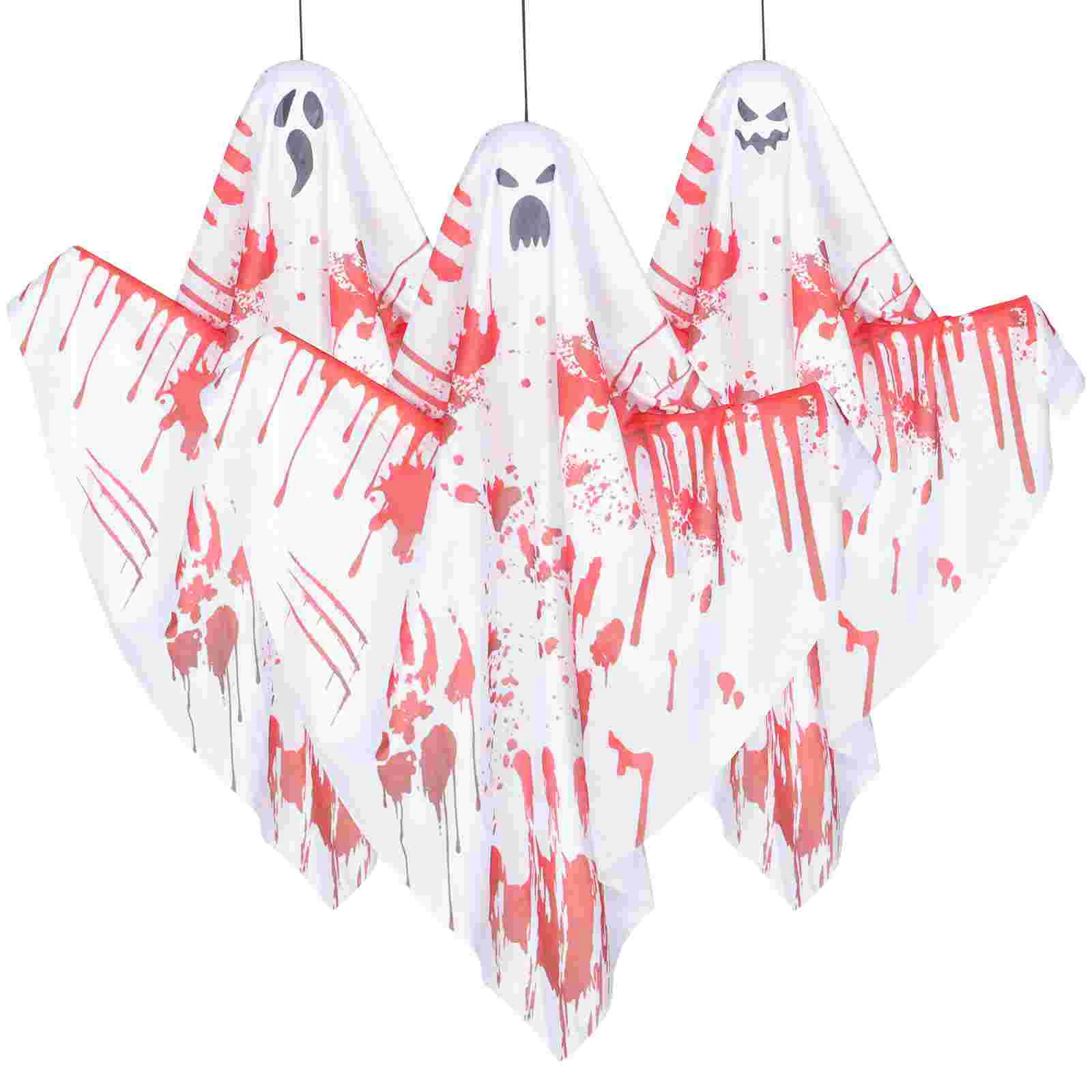 

Ghost Hangingdecorations Scaryprop Haunted House Flying Props Ornament White Decor Pendant Creepy Decoration Horror Scene