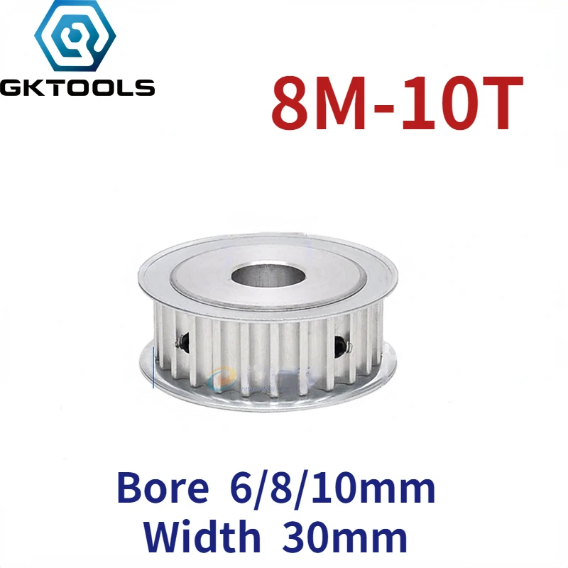 

8M 10 Teeth AF double-sided flat synchronous wheel groove width 30mm hole 6/8/10mm