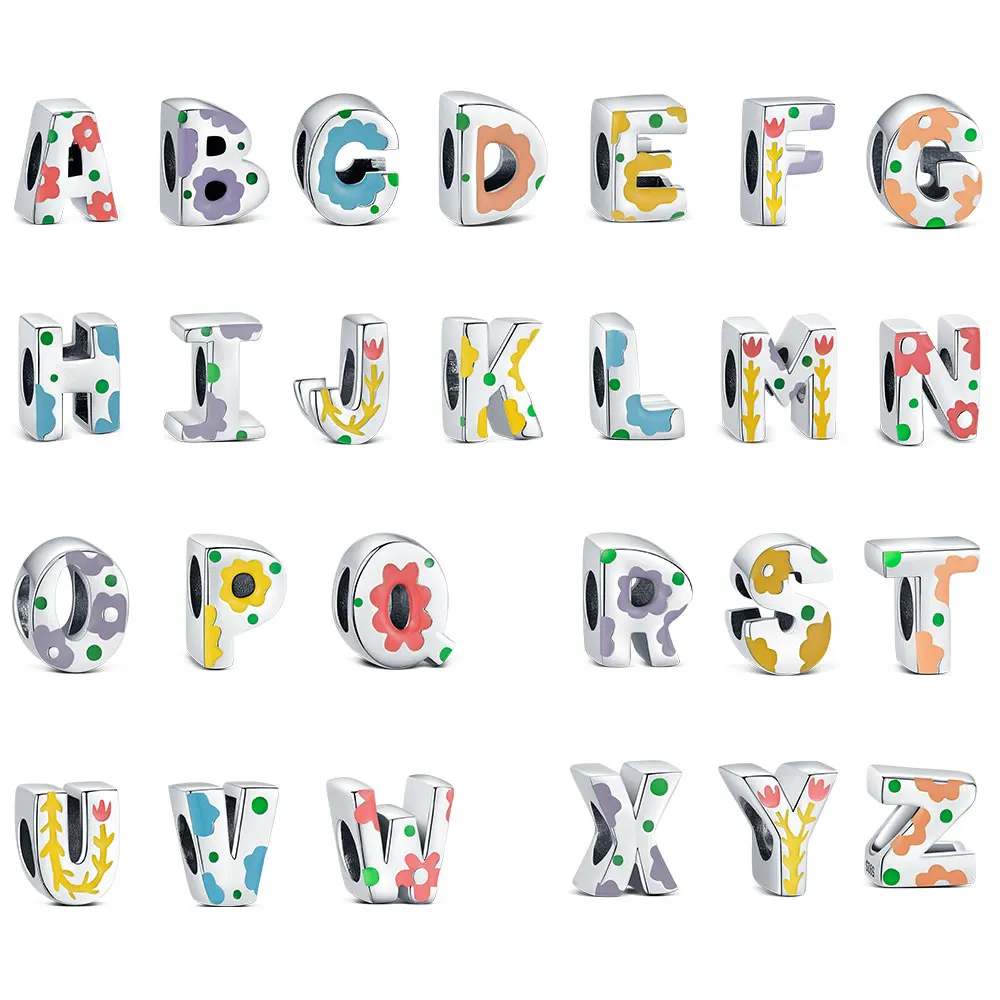 Подвеска в виде буквы алфавита LILAPURA из стерлингового серебра 925 пробы