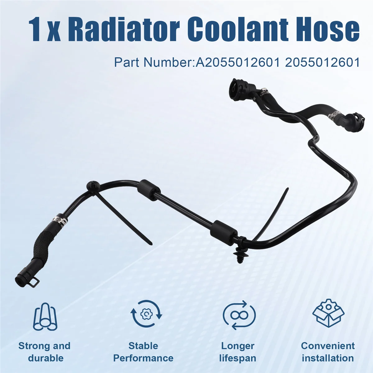 2055012601 Автозапчасти шланг охлаждающей жидкости радиатора двигателя интеркулера