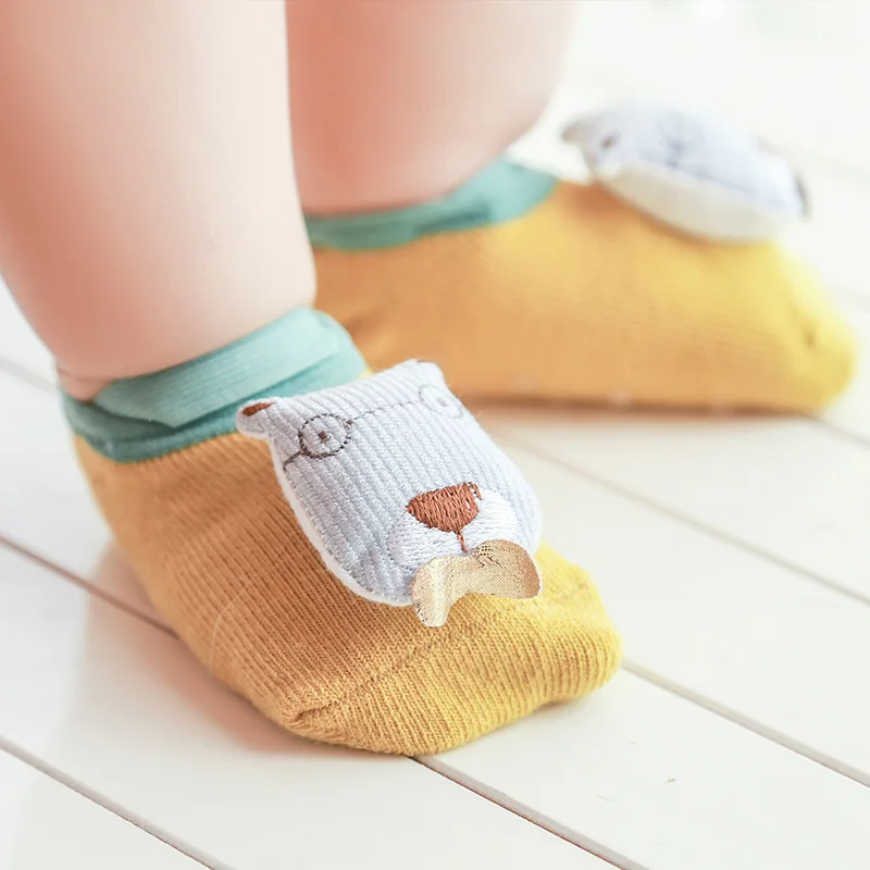 

Cartoon Animal Baby Socks Soft Non-slip Baby Boy Girl Socks Infant Toddler Floor Ankle Socks
