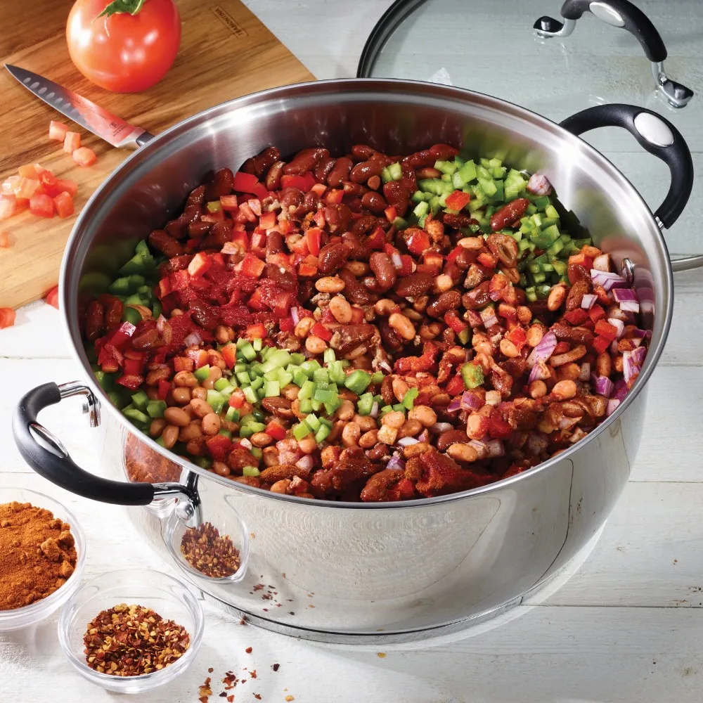 

9 Quart Stainless Steel Dutch Oven Stainless Steel Pots Cookware