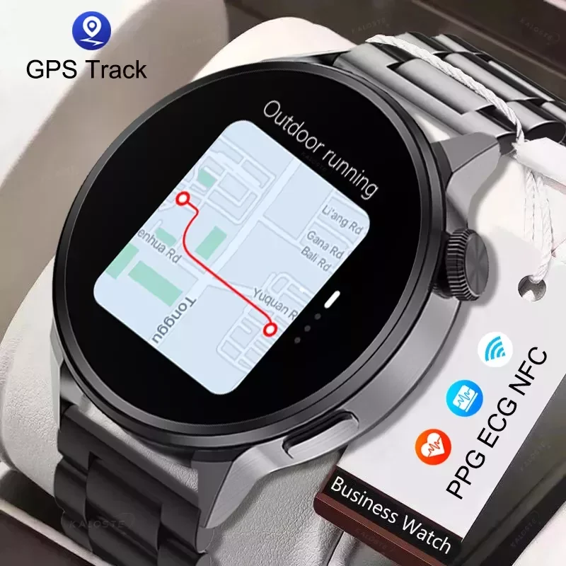 

Смарт-часы с поддержкой NFC, Bluetooth, GPS, пульсометром и ЭКГ