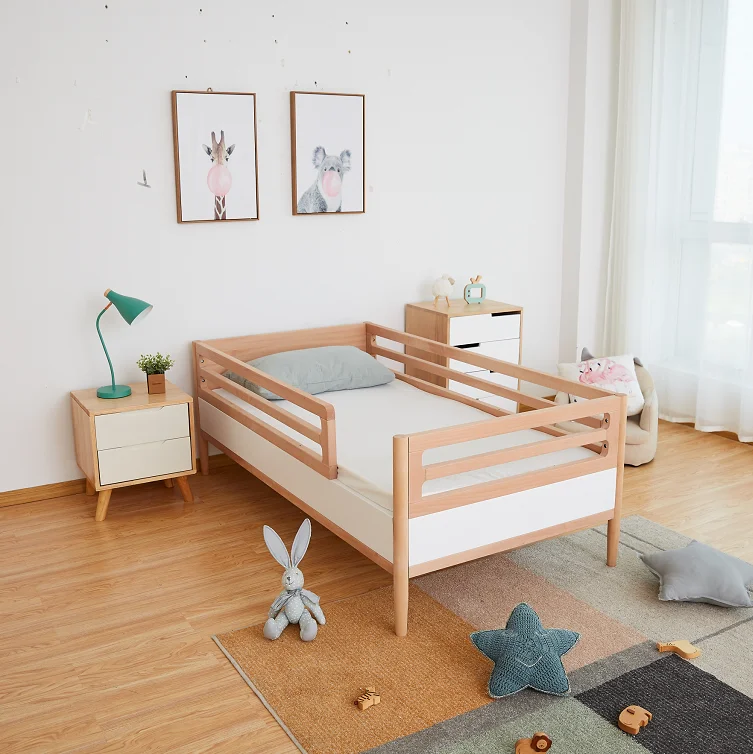

Eco-Friendly Germany Beech Baby Crib Convertible Europe Cot Bed Children Beds Custom Made Wood Baby Crib