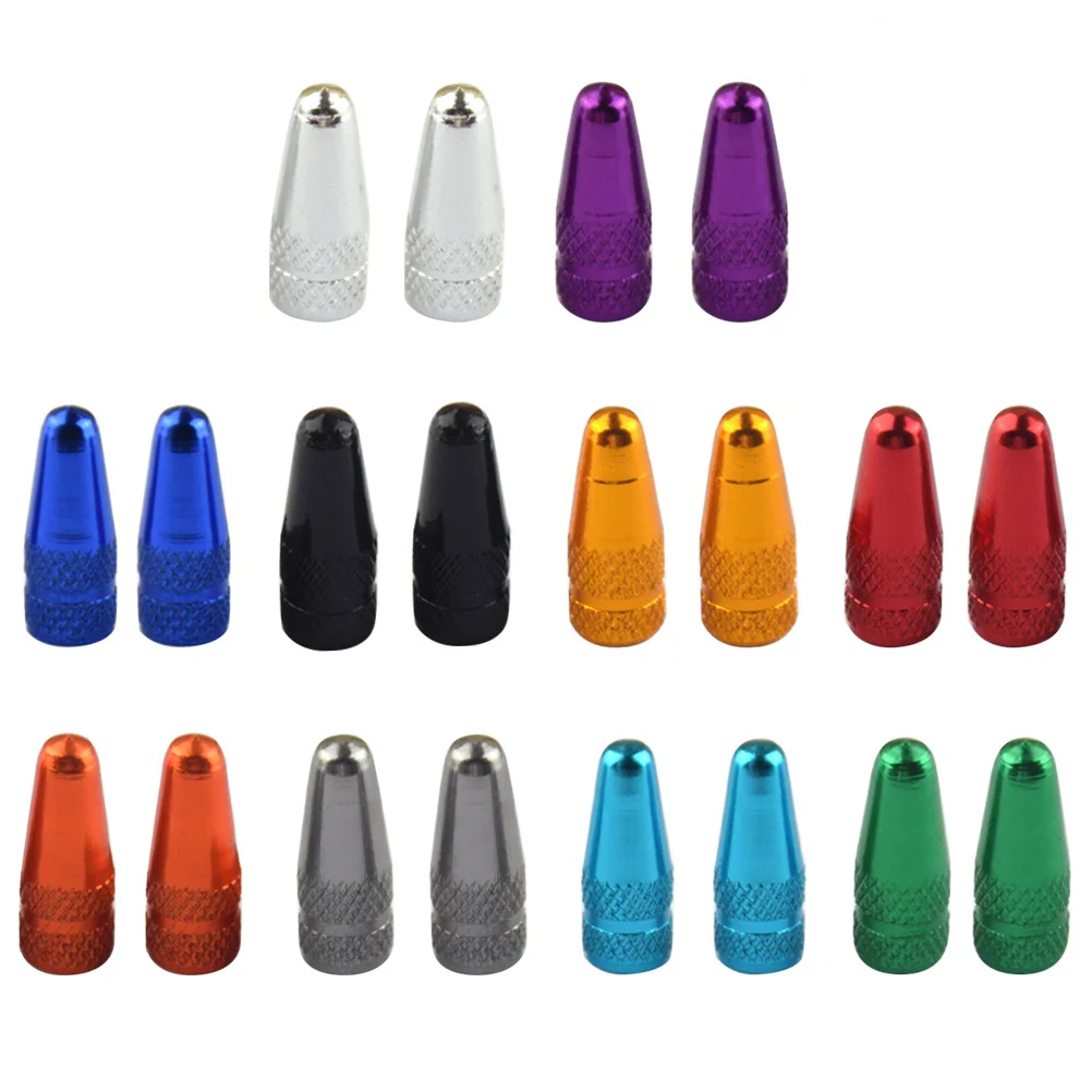 

Caps Tire Cap Bike Dust Presta Stem Covers Aluminum Alloy Car Metal Tyre Air Wheel Purple Blue Mtb Cycling Bikes Tyres Pressure