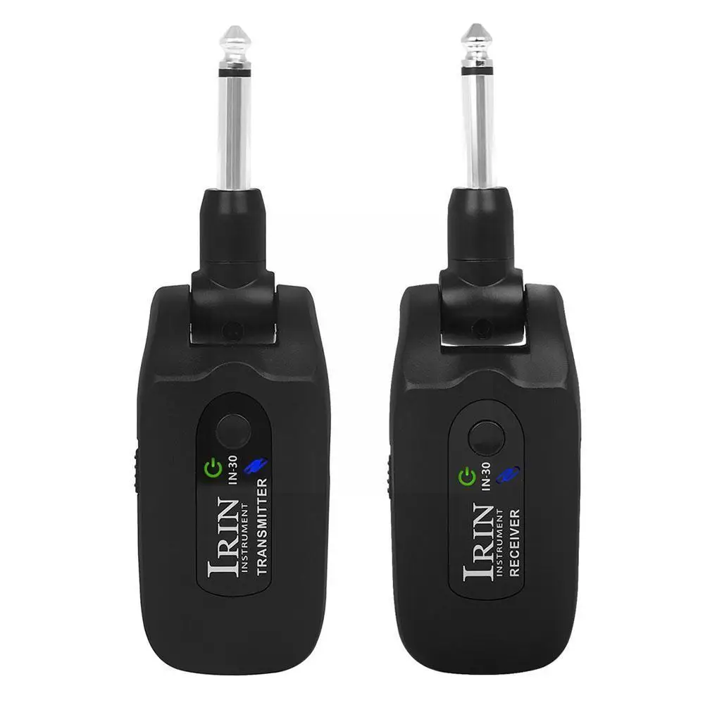 

Wireless Guitar System Built-in Rechargeable Channels Guitar Transmitter Receiver For Electric Guitar Bass Audio Receiver H6g2