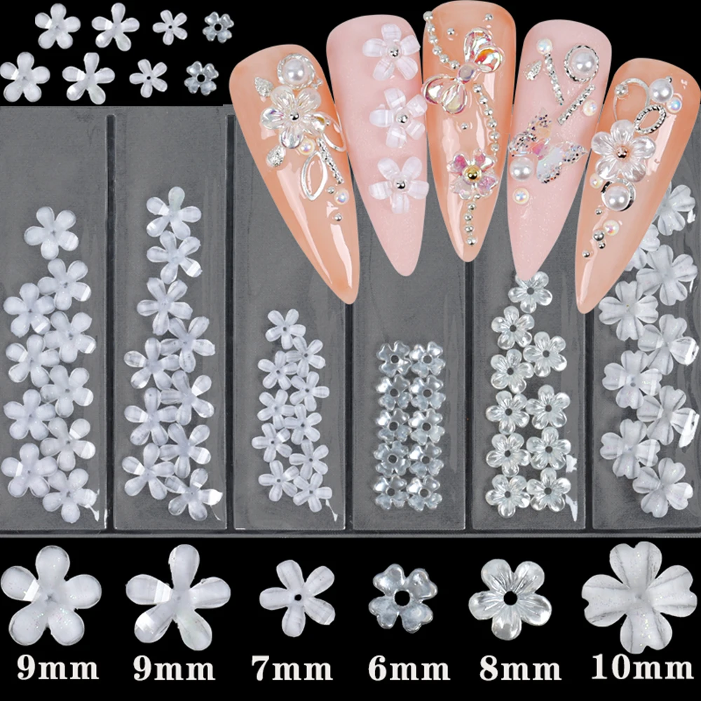 Украшение для ногтей 3D Роза из полимерной смолы |