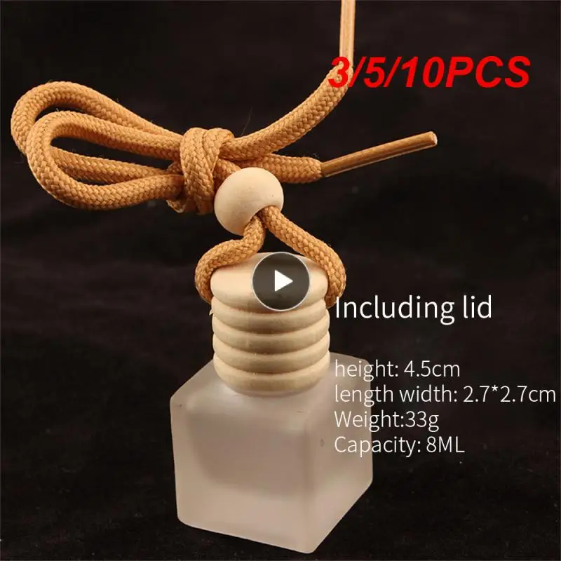 

3/5/10PCS High-quality Frosted Glass Pendant Durable Universal Car Interior Fragrance Pendant Exquisite Gentle Car Supplies