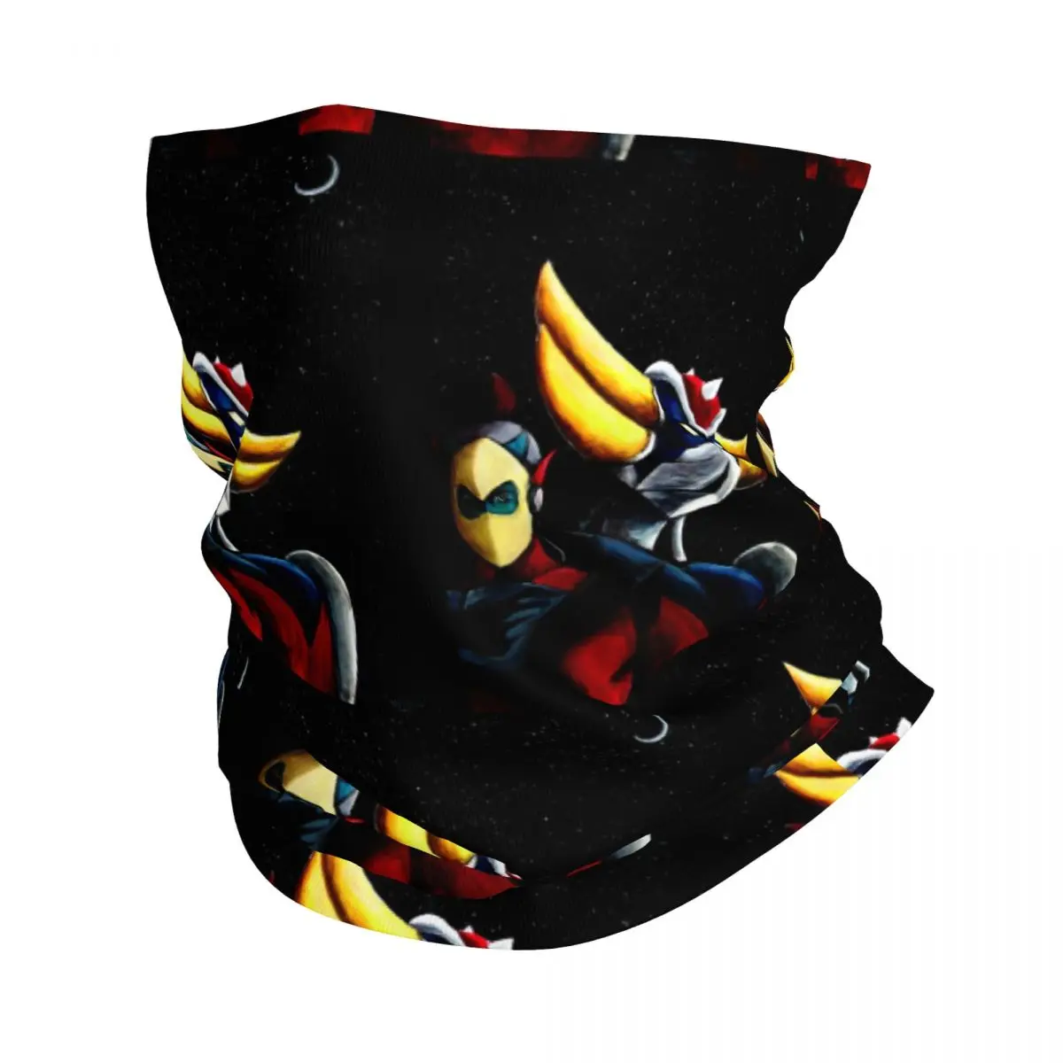 

Goldorak Grendizer 1244 Cycling Mask Scarf Polyester Neck Warmer Bandana Headband Anti-UV Running Riding Fishing Face Shield