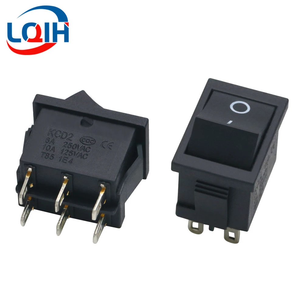 

10 шт. 15*21 мм Φ среднего размера 2-скоростной 6-футовый выключатель лодки в форме лодки клавишный выключатель питания 6 А 250 В 10 А 125 в