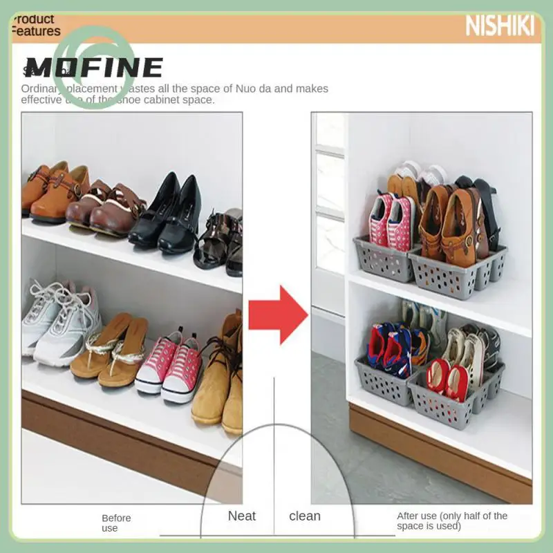 

Combined Shoe Cabinet Foldable Storage Plastic Sports Shoes Organization Cabinet High Transparency Shoe Storage Box