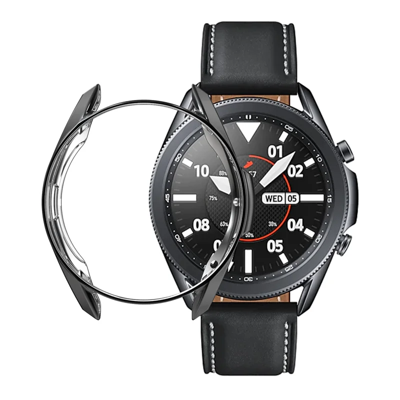 

Protective Case for Samsung Galaxy Watch 3 45mm 41mm Watch3 Soft TPU Plating Protective Bumper Cases Galaxy Watch 3 Accessories