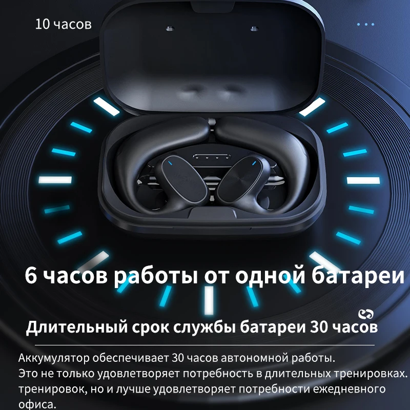 

TWS Open-ear Air Conduction Headphones Wireless Earbuds Bluetooth Real Wireless Earphone Waterproof Fitness Headset With Mic