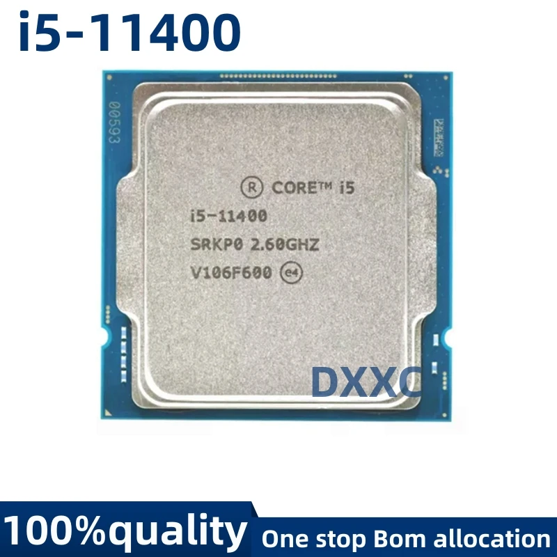 

For Intel Core i5-11400 i5 11400 LGA1200 2.6GHz six-core Twelvethreaded CPU Processor L3=12M 65W No fan I5 11400