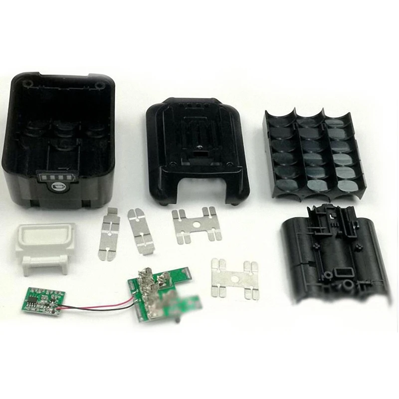 

BL1041 Battery Plastic Case 6 Core Plastic Shell PCB Circuit Board LED For MAKITA 10.8V 12V 3Ah 5Ah BL1041 Li Battery