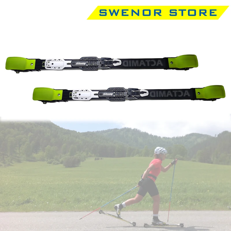 Скандинавские лыжные классические роликовые лыжи, алюминиевая доска, традиционный Фристайл для катания на лыжах по пересеченной местности XC, Катание на роликах