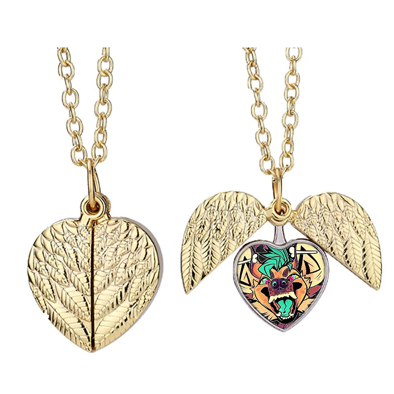 

Yeen Mean Killin' Machine Pws Heart Active Angel Wing Necklace Beautiful Pendant Fashion Jewelry