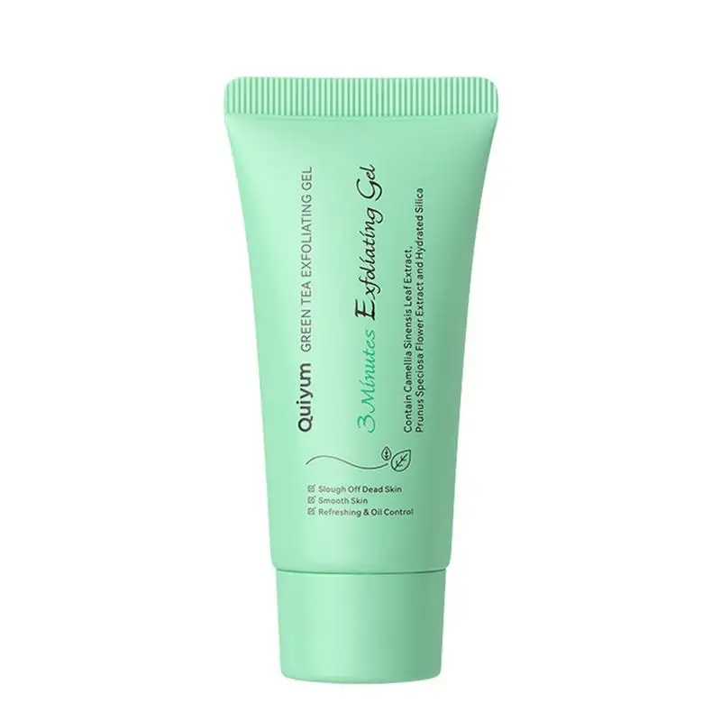 

Пилинг-гель для лица, зеленый чай, пилинг-гель для лица, бриллиантовый 50 г, мягкий скраб-гель для глубокого очищения, освежающий и нежный