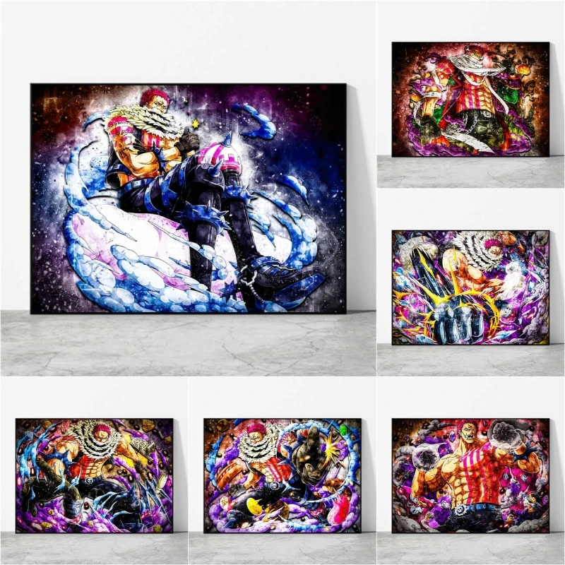 Canvas Hd Print One Piece Charlotte Katakuri Beautiful Poster Decorative Painting Classical Modern Home