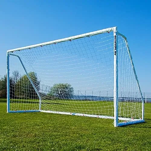 

Q-Fold Match Soccer Goal | The 30 Second Folding Soccer Goal Match Standard [Single Goal] The Best Weatherproof Soccer Net for A