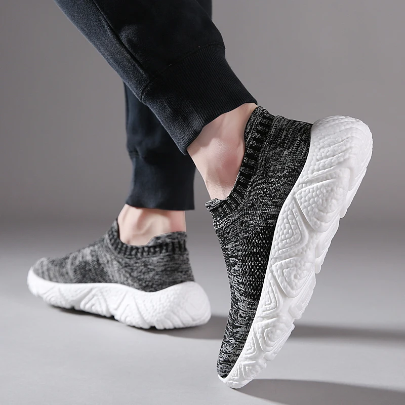 Mens Fashion Running Shoes Comfortable Casual Sneaker Breathable Non-slip Wear-resistant Outdoor Sport Shoes