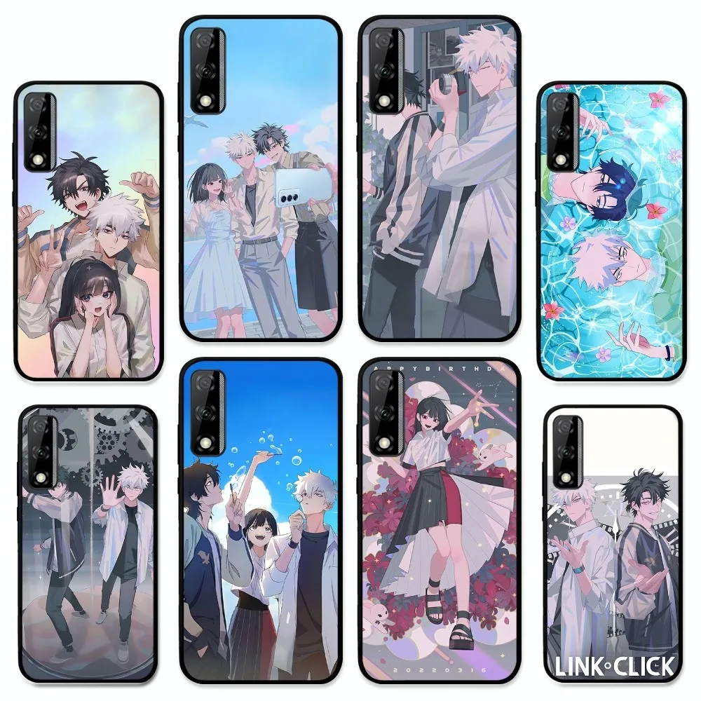 Чехол для телефона Anime Link Click Time Agent Huawei Y9 6 7 5 Prime Enjoy 7s 8 plus 7a 9e 9plus 8E Lite Psmart Shell